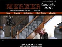 Tablet Screenshot of merkeriron.com